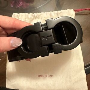 Reversible and adjustable Gancini Ferragamo Belt